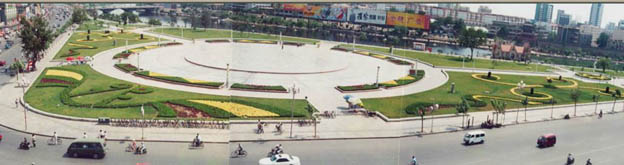 潍坊市白浪河音乐喷泉广场